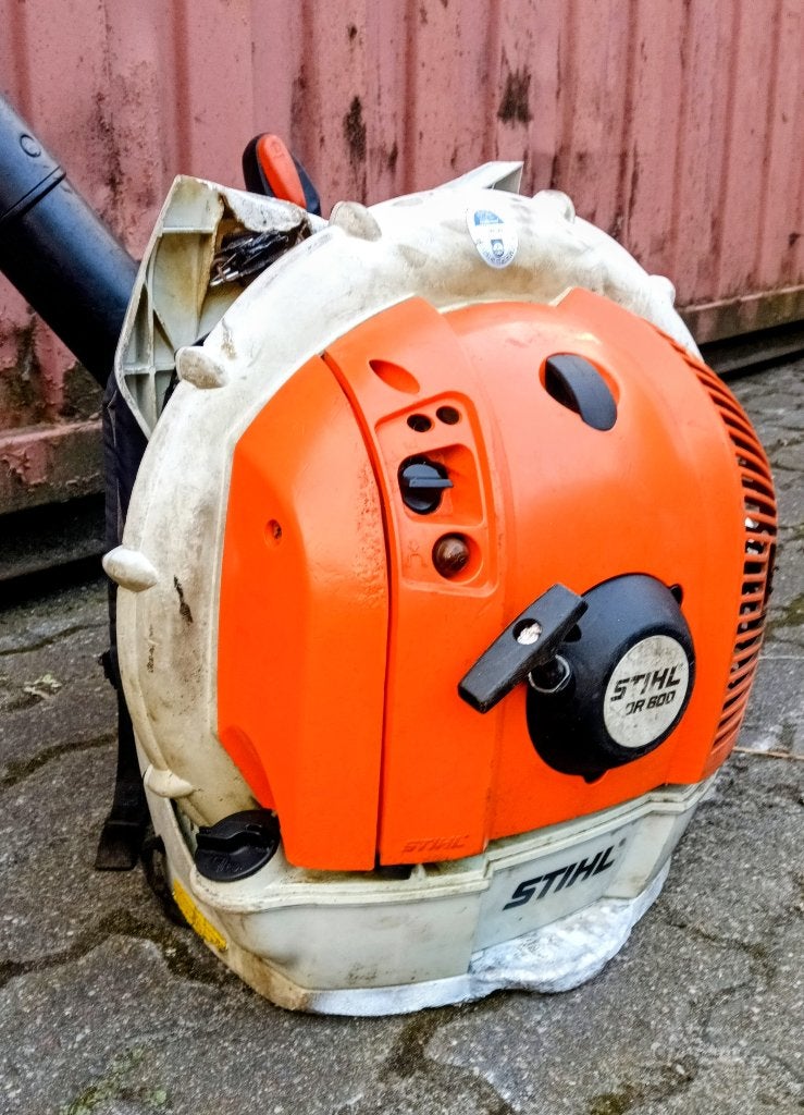 STIHL BR 600 Ruggedragen Bladblazer | Zeer Krachtig, Benzine, Gebruikt, Ruggedragen, Ophalen of Verzenden