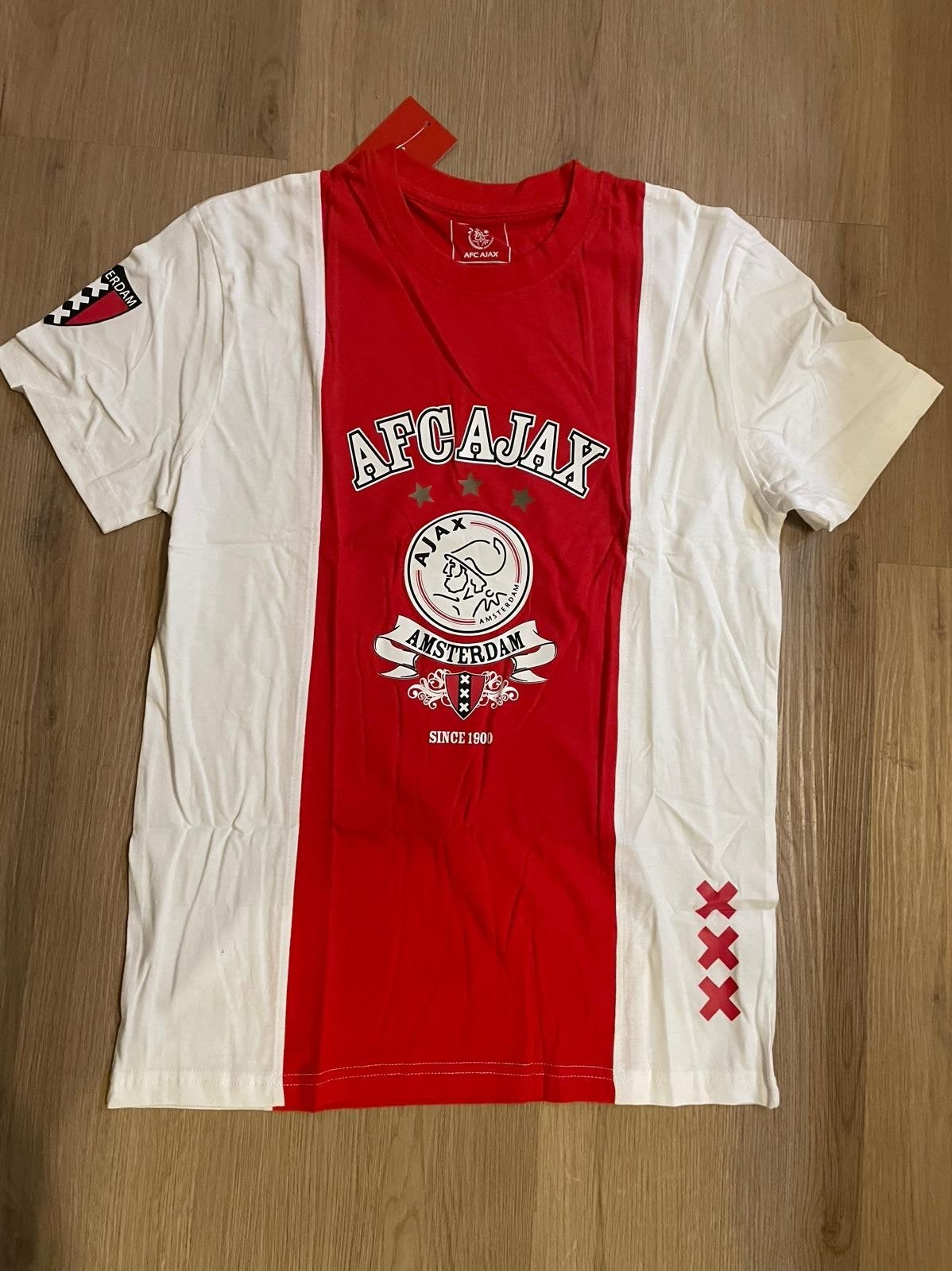 Ajax T-shirt - Nieuw met kaartjes, Ophalen of Verzenden, Nieuw, Maat 46 (S) of kleiner, Meerkleurig