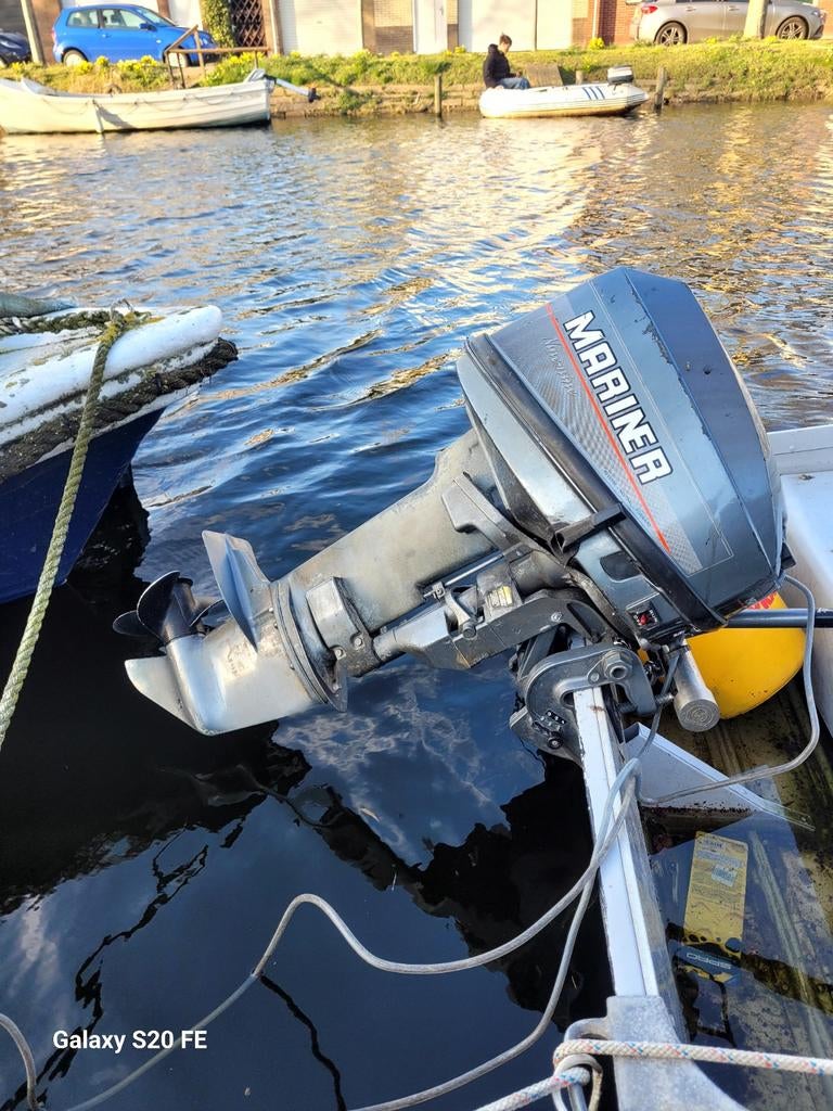 9.9pk 2takt buitenboordmotor mariner, Watersport en Boten, Ophalen, Zo goed als nieuw, Overige typen