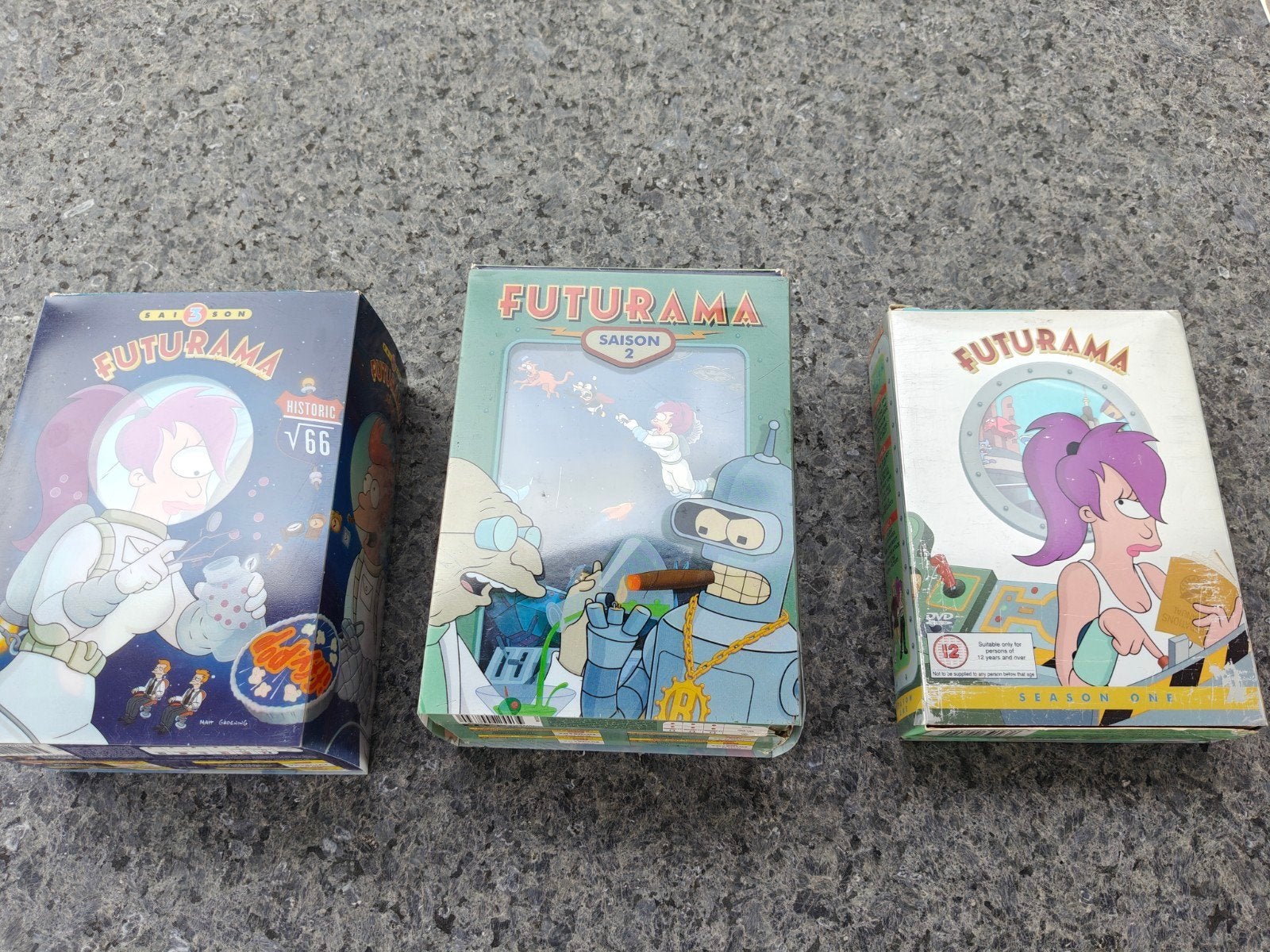 Futurama DVD Boxsets - Seizoen 1, 2 en 3, Serie, Amerikaans, Ophalen of Verzenden, Vanaf 6 jaar