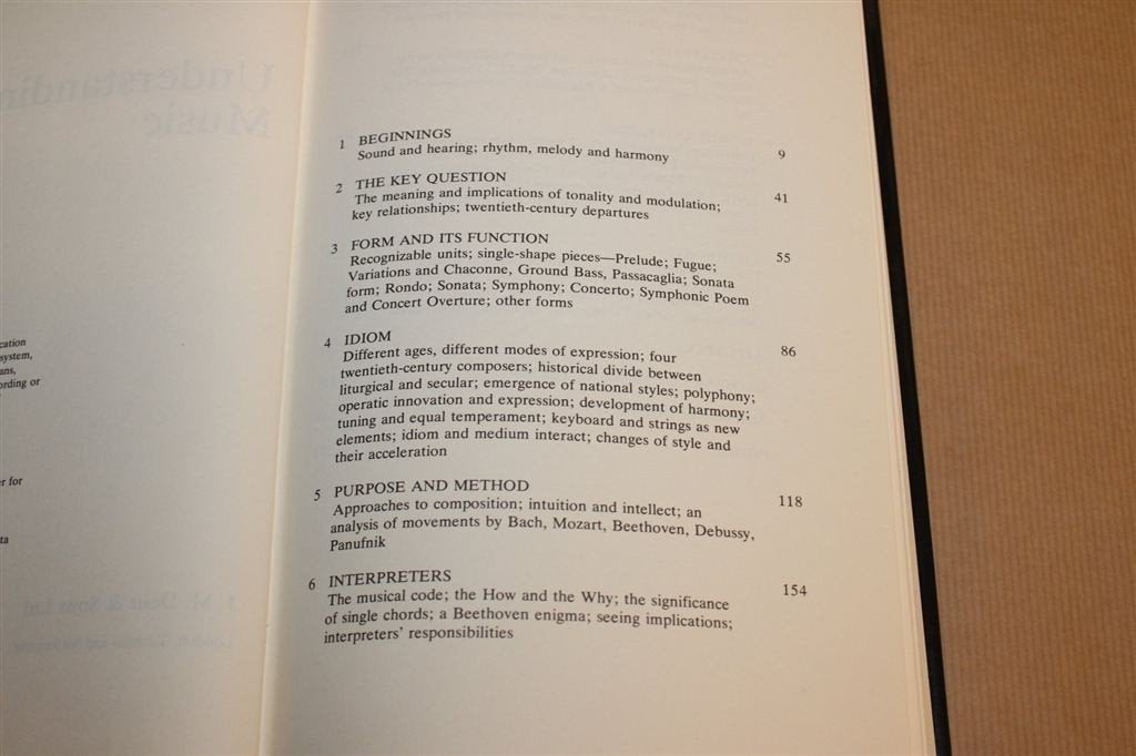 Muziek Begrijpen — Inzicht in Composities Hopkins [EN], Boeken, Ophalen of Verzenden, Gelezen, Artiest