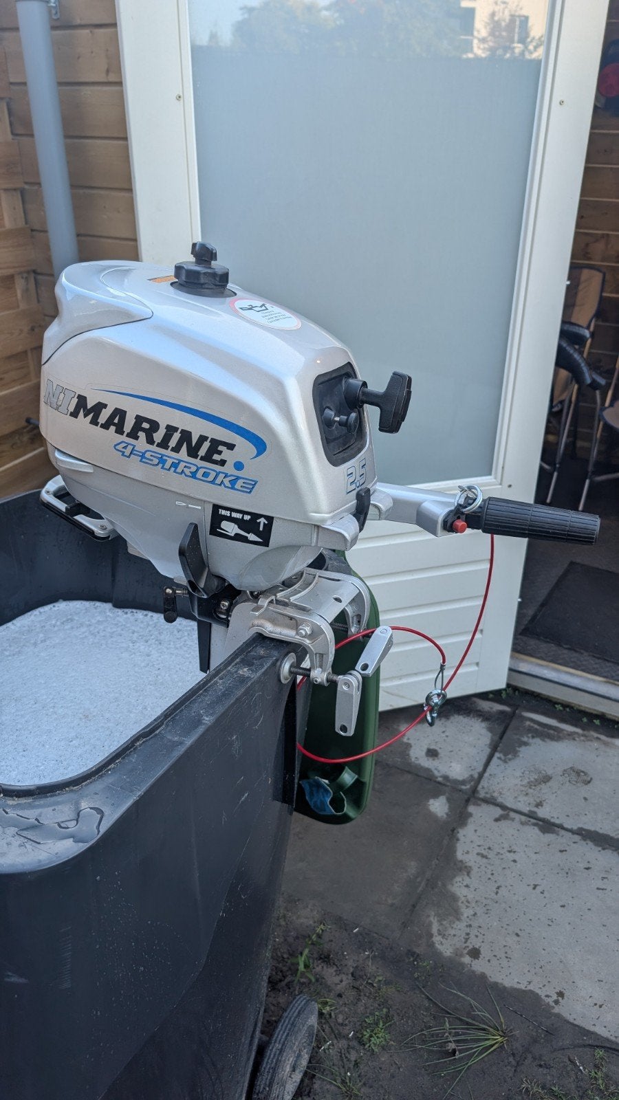NIMARINE 2.5 PK 4-takt buitenboordmotor, Ophalen, Minder dan 5 pk, Viertaktmotor, Zo goed als nieuw