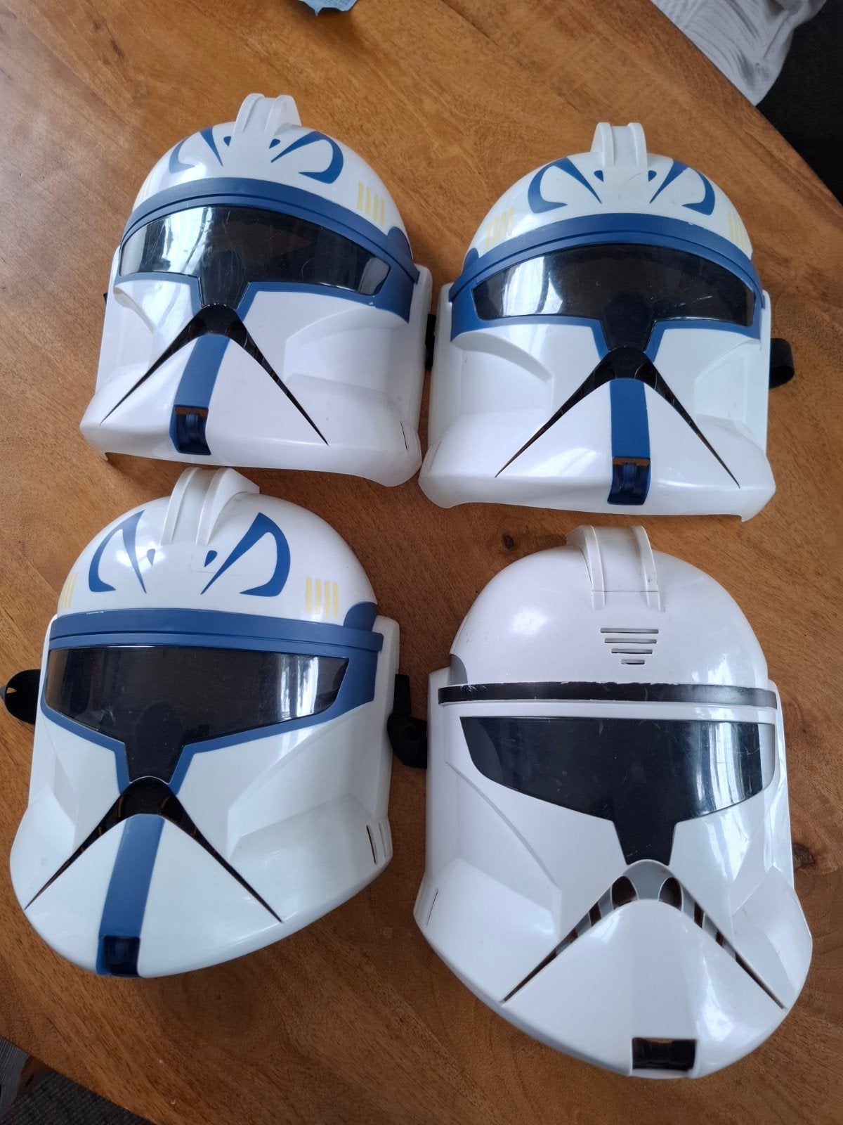 Star Wars Clone Trooper en Stormtrooper Helmen (4 stuks), Ophalen of Verzenden, Gebruikt