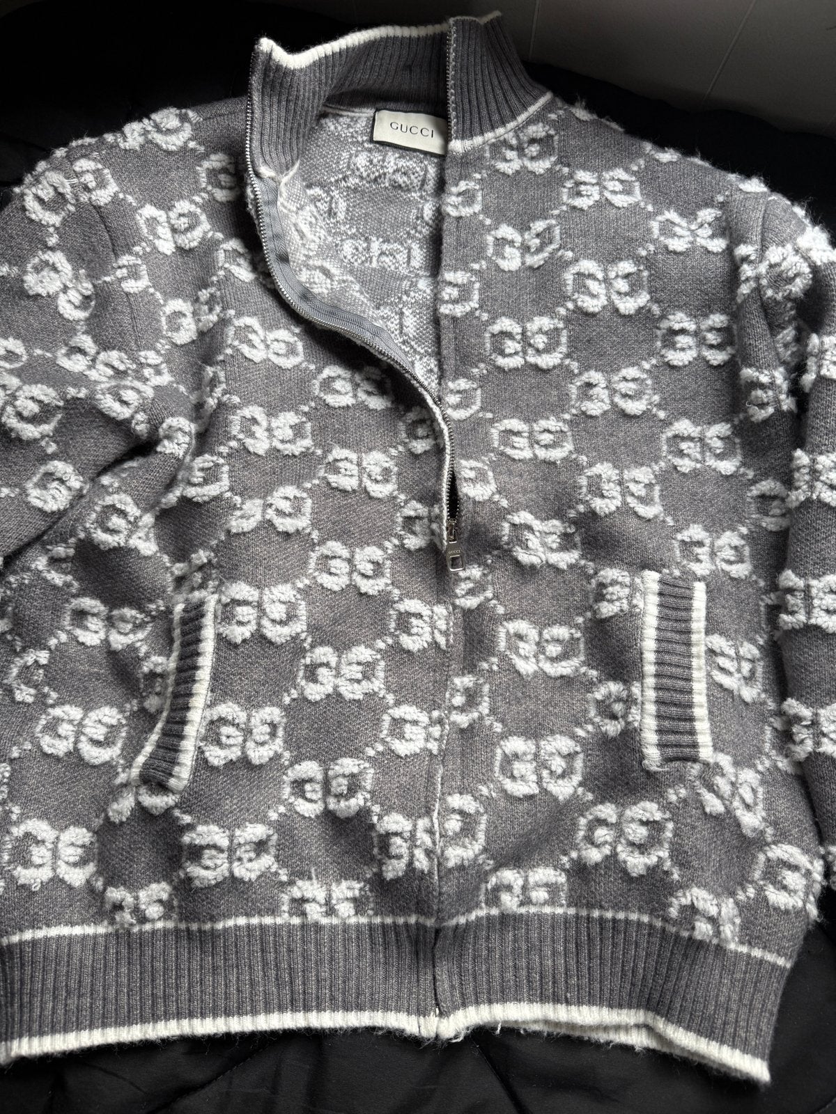 Gucci vest, Kleding | Dames, Ophalen of Verzenden, Zo goed als nieuw, Maat 38/40 (M), Grijs