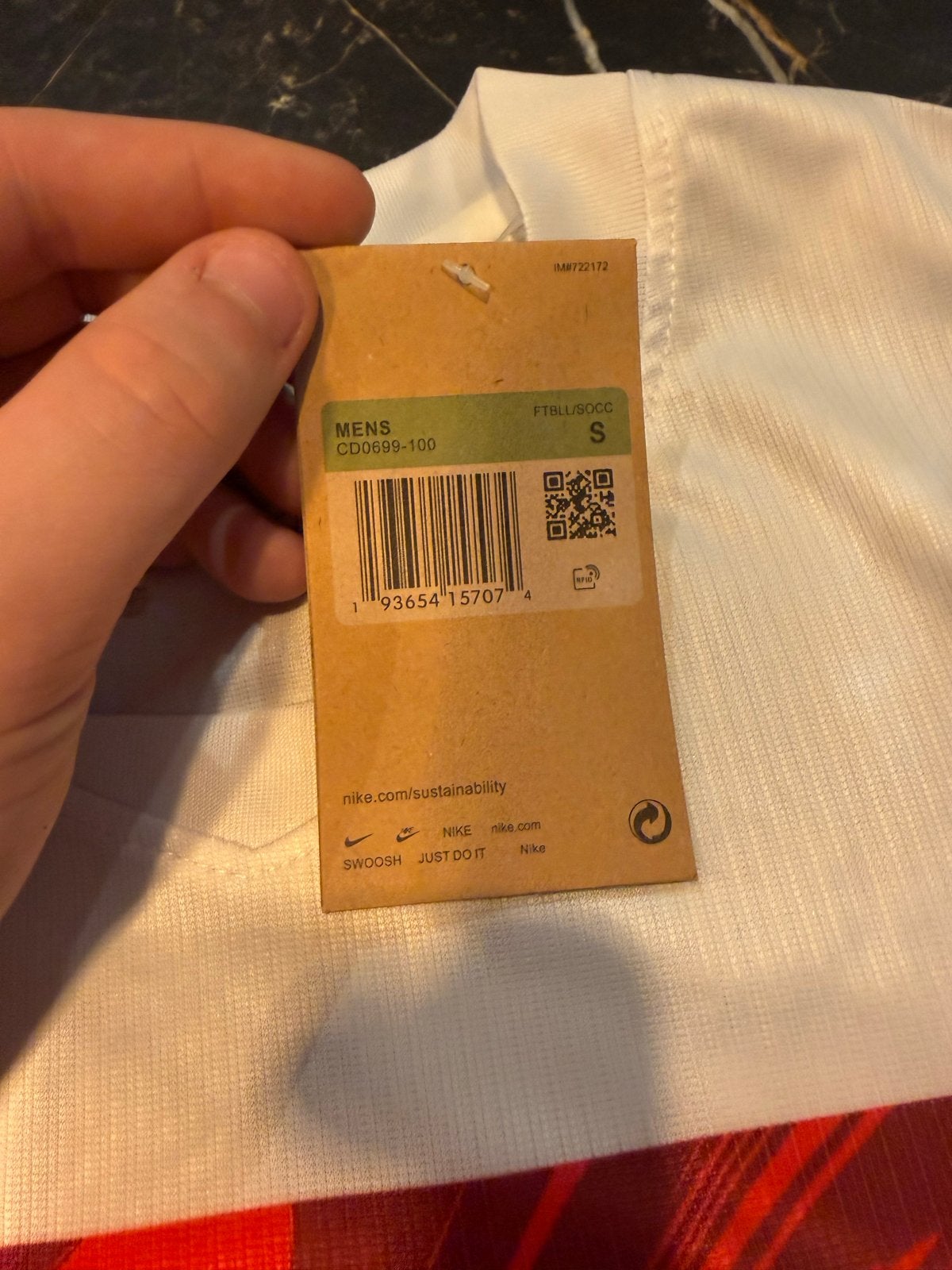 Nike Turkije shirt Maat S Nieuw, Kleding | Heren, Ophalen of Verzenden, Nieuw, Maat 46 (S) of kleiner, Wit