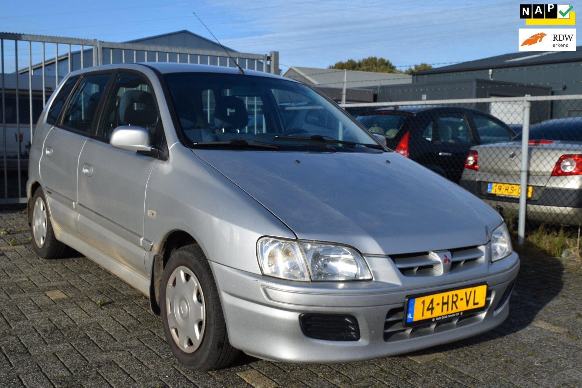 Mitsubishi Space Star 1.6 Comfort | Airco | Zo mee !, Auto's, Voorwielaandrijving, Stof, Gebruikt, Zwart