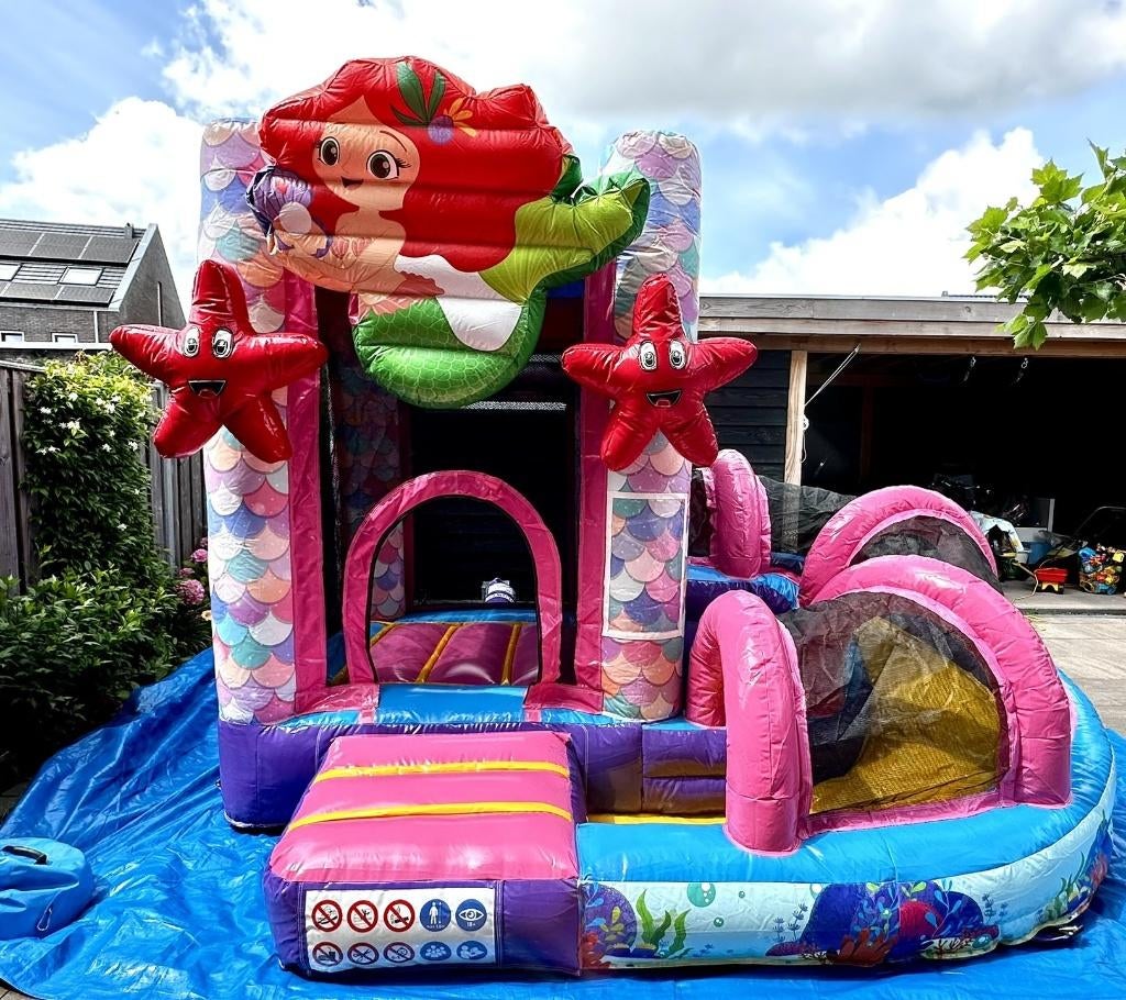 Springkussen huren (2-10 jaar) | Kinderfeestje | Friesland, Hobby en Vrije tijd, Feestartikelen | Verhuur, Ophalen, Zo goed als nieuw