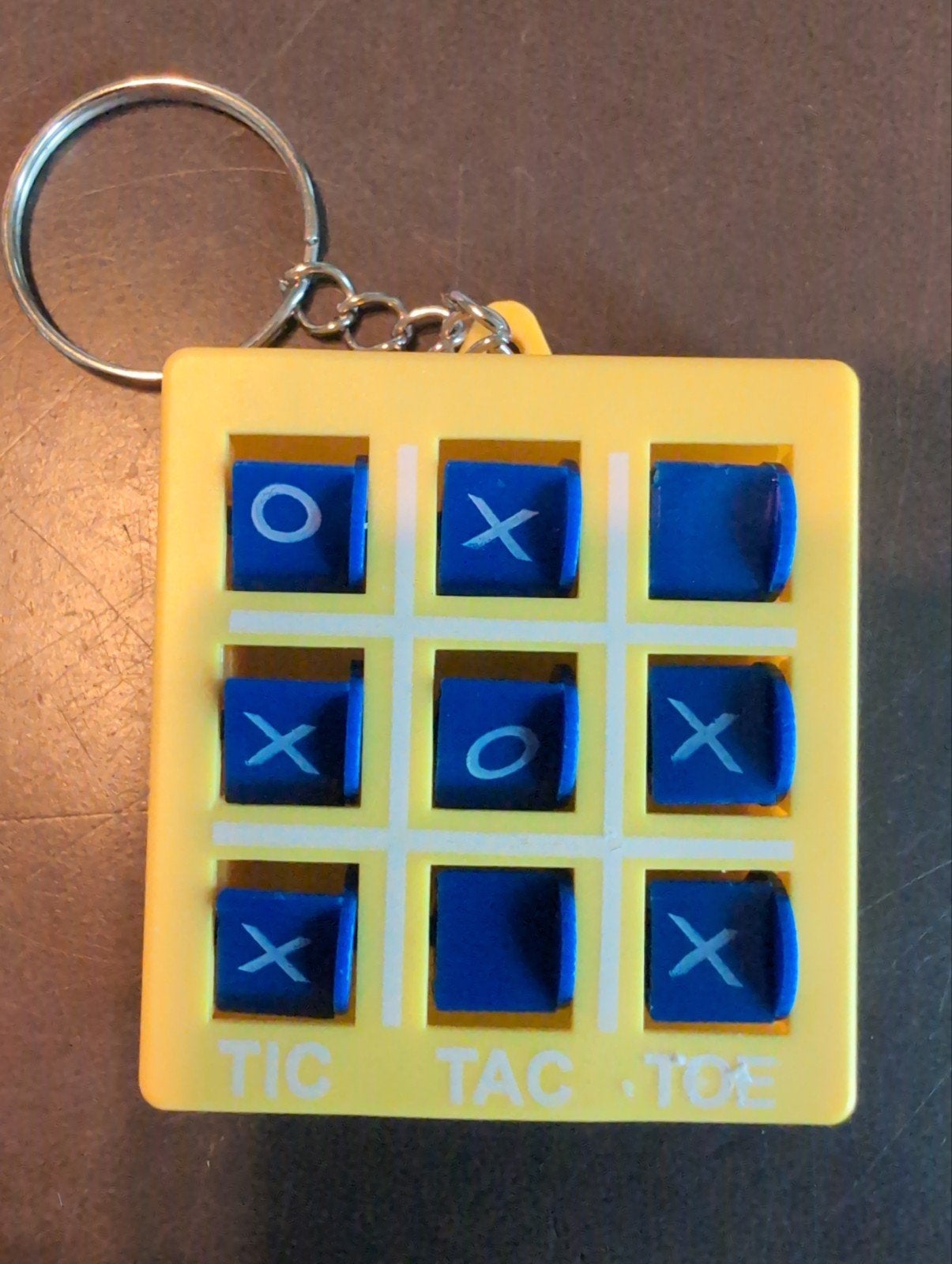 Tic tac toe, boter-kaas en eieren spel sleutelhanger!, Ophalen of Verzenden, Nieuw