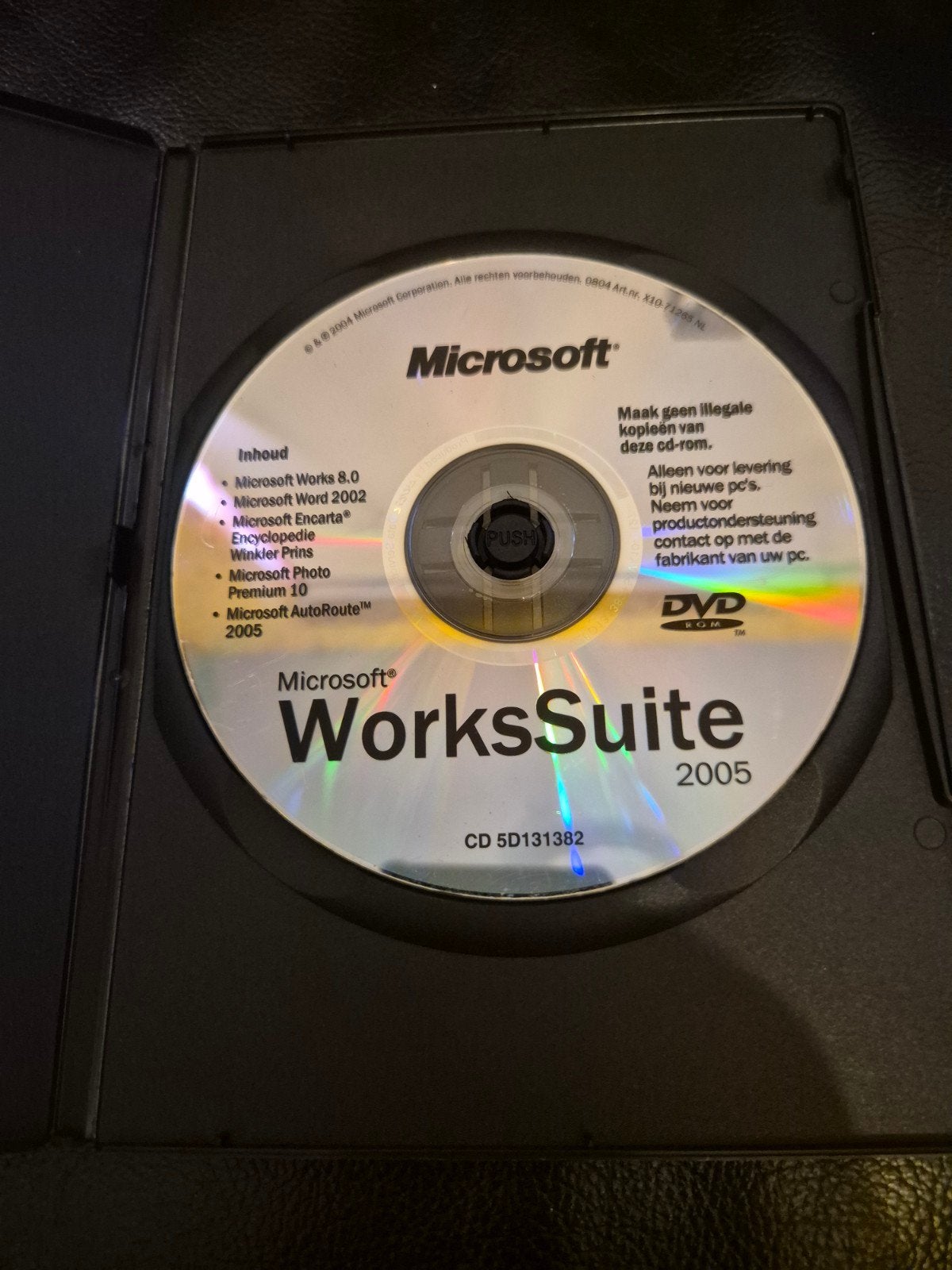 Microsoft WorksSuite 2005 DVD - Compleet Office Pakket, Computers en Software, Ophalen of Verzenden, Zo goed als nieuw, Windows