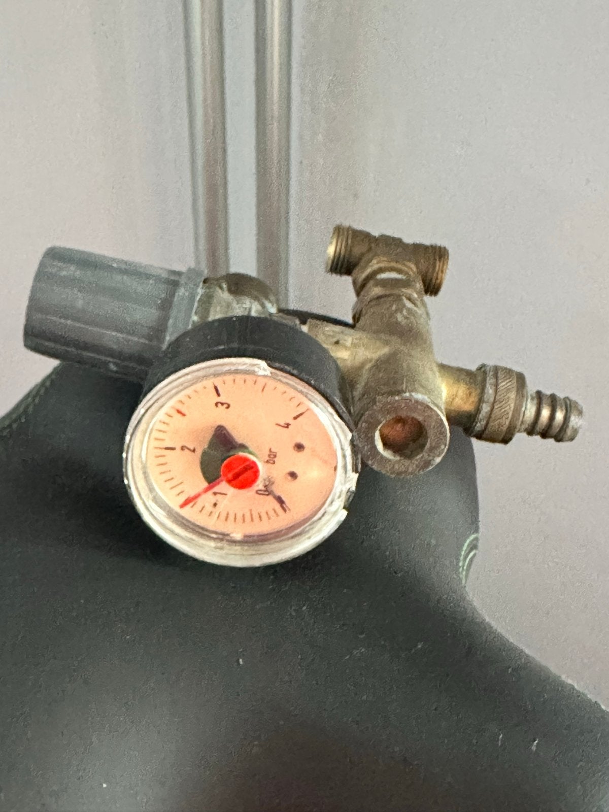 CV Drukregelaar met Manometer, Ophalen of Verzenden, Gebruikt, Druk