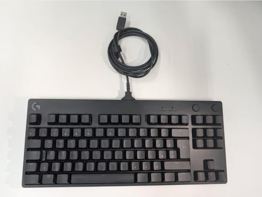 Logitech G Pro Mechanical Gaming Keyboard, Ophalen, Ergonomisch, Zo goed als nieuw, Draadloos