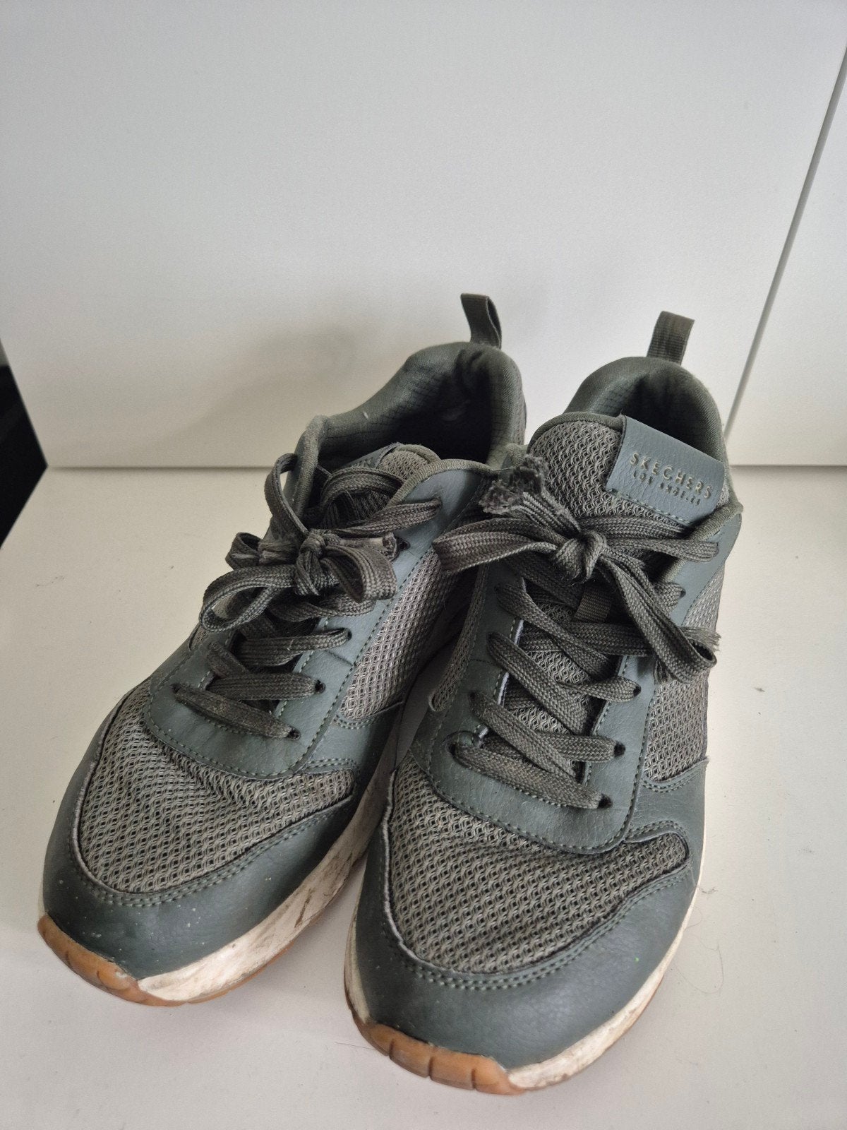 Skechers sneakers in het groen, maat 42, Ophalen of Verzenden, Gedragen, Skechers
