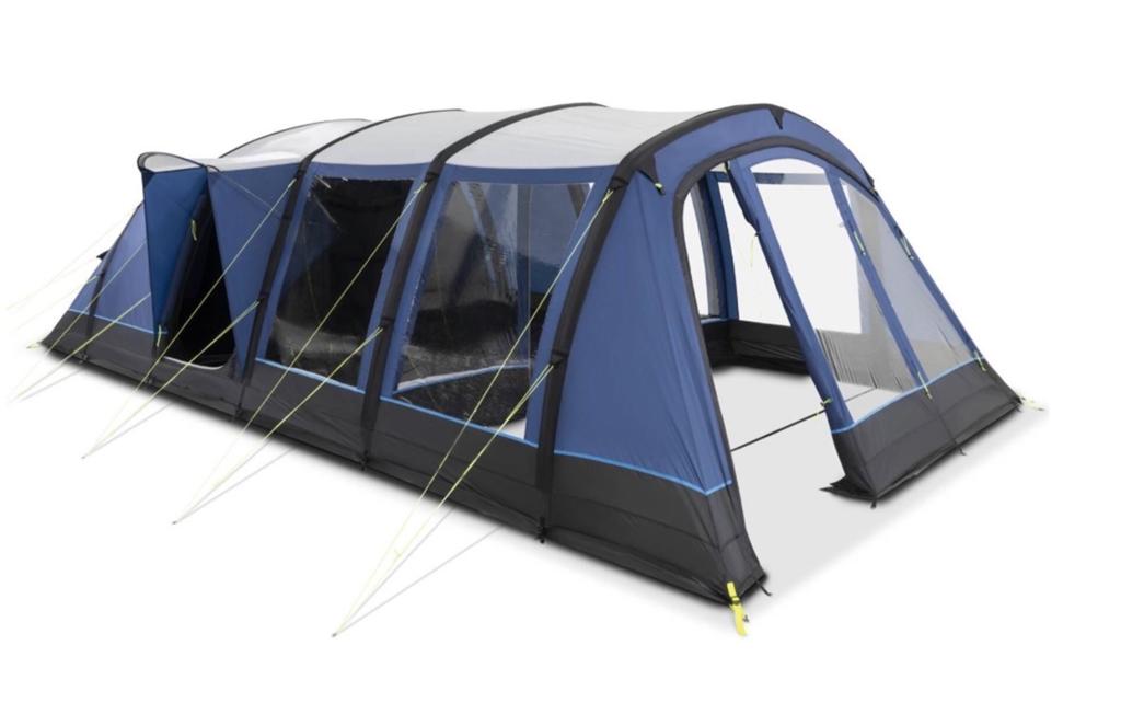 Kampa Croyde 6 AIR opblaasbare familietent - 6 personen, Caravans en Kamperen, Tenten, Ophalen, Zo goed als nieuw, Tot en met 6