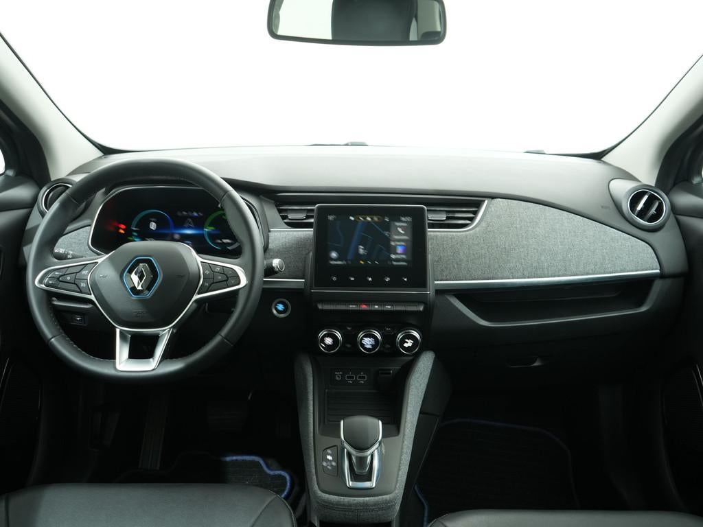 Renault ZOE R135 INTENS 52 KWH KOOPACCU SOH 92,51% | Navi |, Auto's, Renault, 136 pk, Gebruikt, Zwart, Leder en Stof