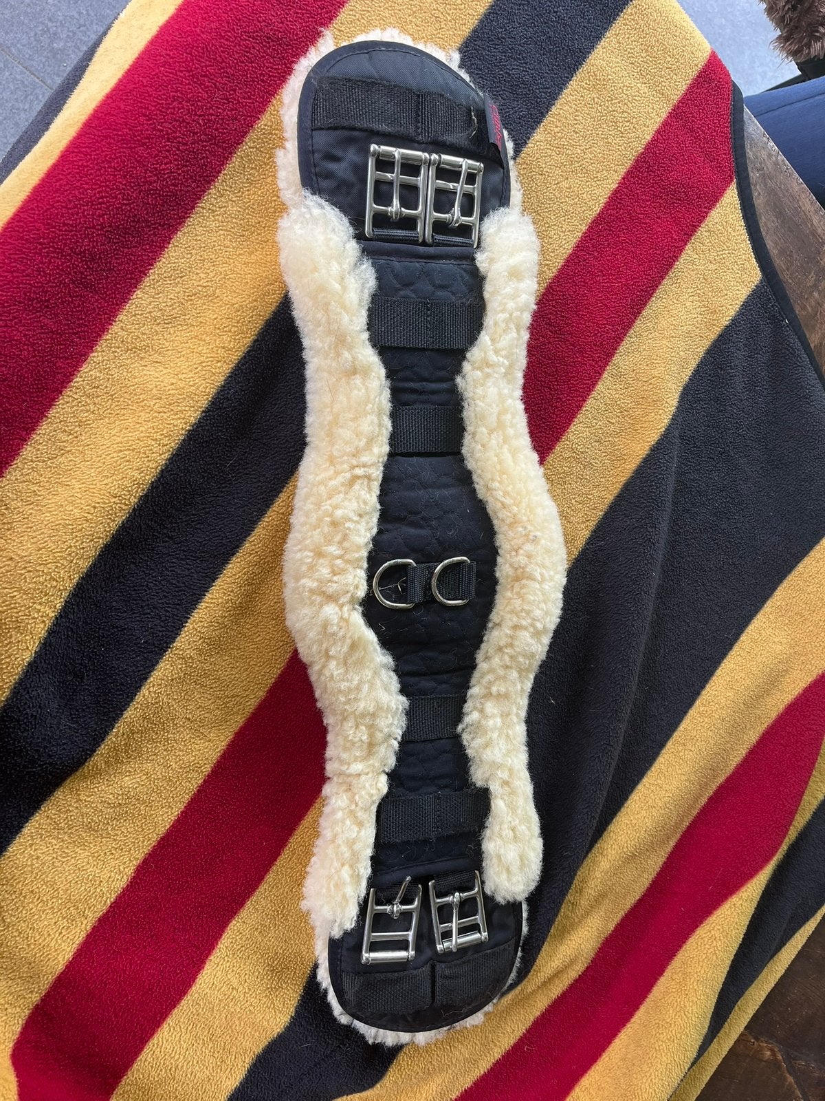Christ lamswollen dressuur singel 60 cm, Ophalen of Verzenden, Zo goed als nieuw, Dressuur