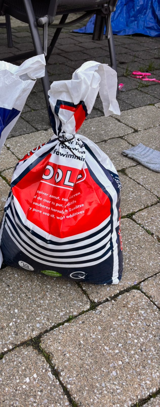 Zwembad zout, Tuin en Terras, Ophalen, Gebruikt, Overige typen