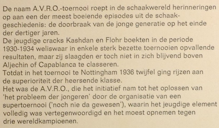Avro schaaktoernooi 1973 - Prof. Dr. M. Euwe, Verzenden, Minder dan 500 stukjes, Gebruikt, Schaken