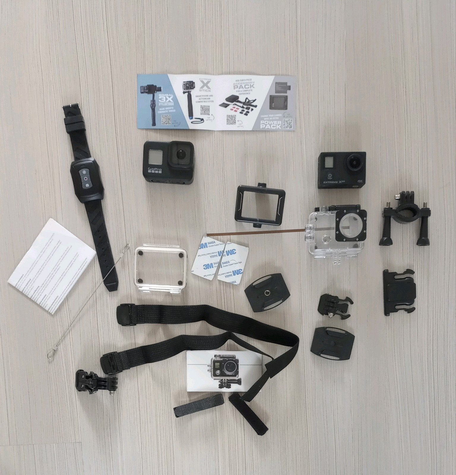 Defecte GoPro en Nikkei met accessoires, Ophalen of Verzenden, Gebruikt, GoPro