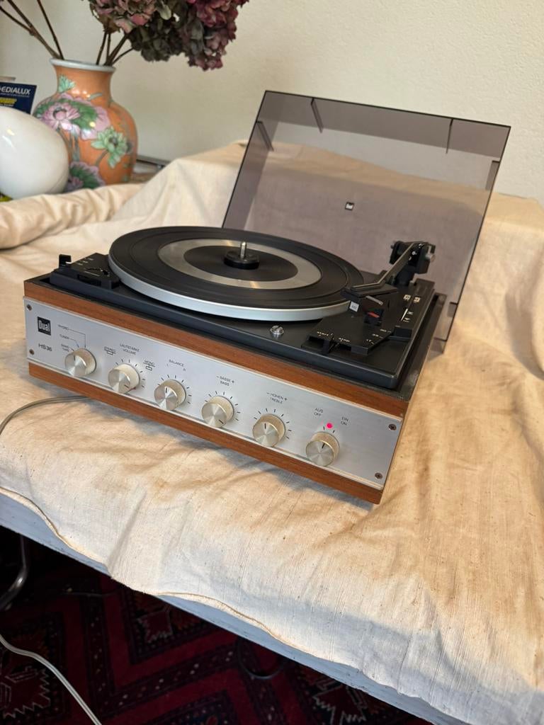 Dual HS 36, Platenspeler, sixties,zeventies,vintage, Audio, Tv en Foto, Platenspelers, Ophalen of Verzenden, Gebruikt, Platenspeler