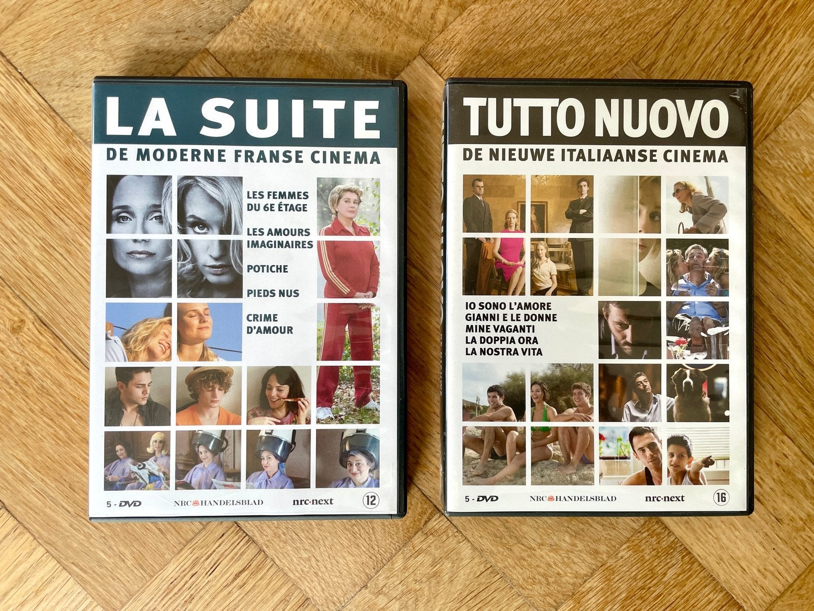Moderne Franse + Nieuwe Italiaanse Cinema DVD NRC Boxsets, Zo goed als nieuw, Drama, Vanaf 16 jaar, Nederlands