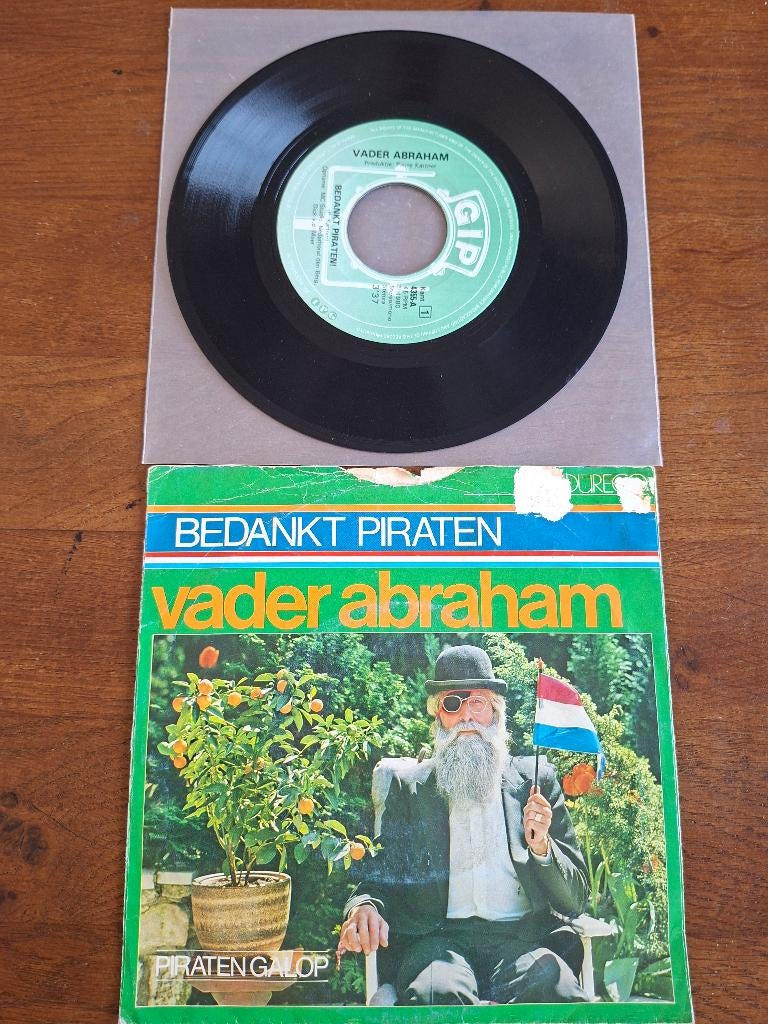 Vader abraham, bedankt piraten, Ophalen of Verzenden, Gebruikt, 7 inch, Pop