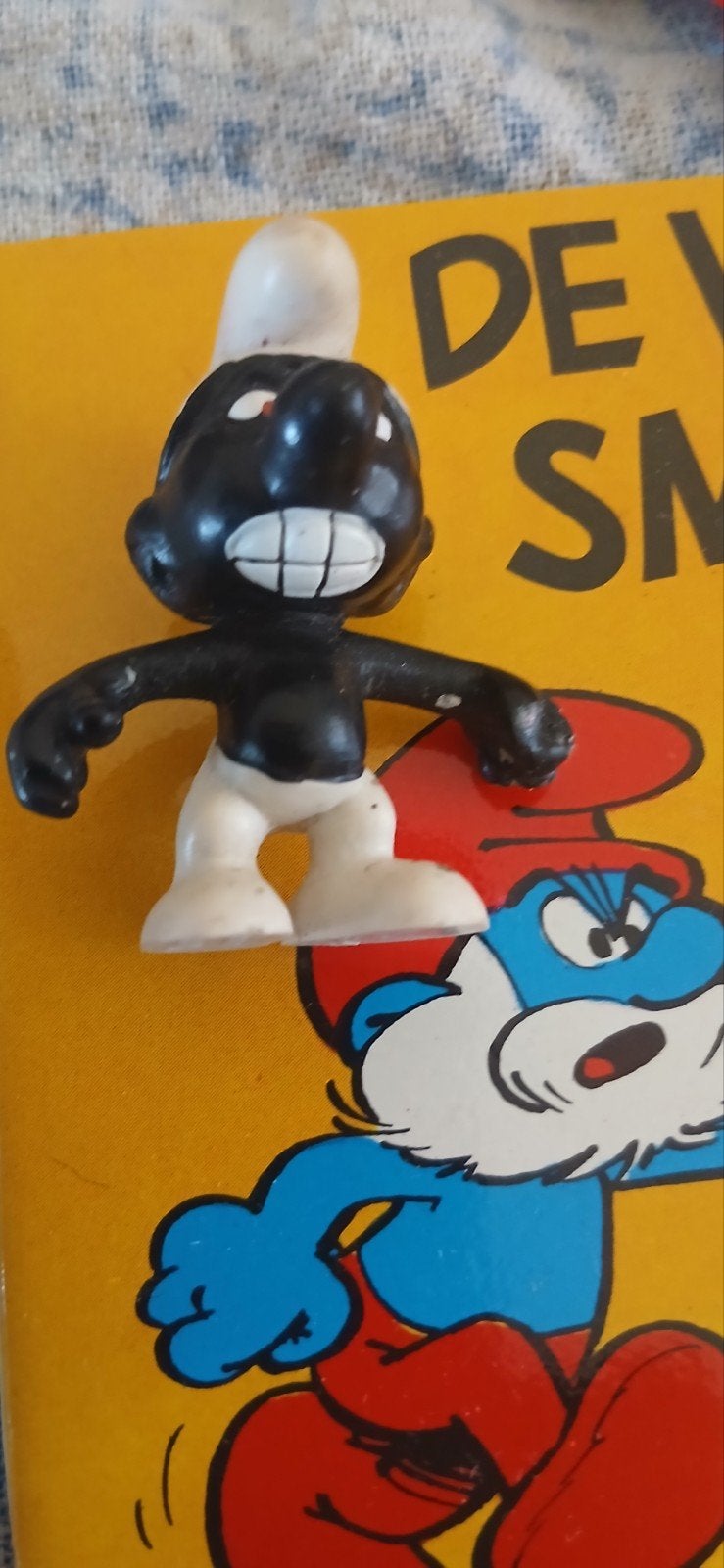 Zeldzame Smurf: De Valse Smurf (Zwarte Smurf), Verzamelen, Ophalen of Verzenden, Zo goed als nieuw, Verschillende Smurfen