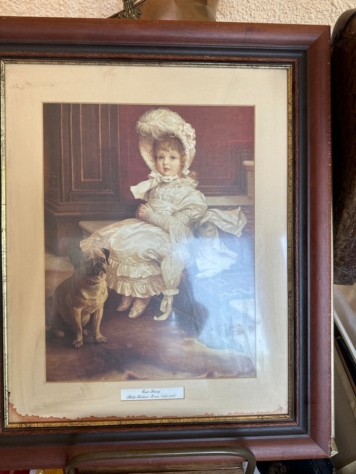 Ingelijste print 'Quite Ready' van Philip Richard Morris, Ophalen, Portret of Personen, Klassiek, Print