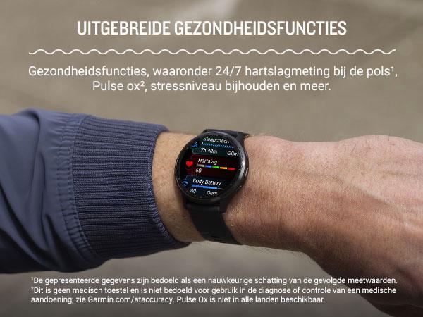 Garmin Smartwatch: venu 3 Gezondheid en Fitness Tracker, Gebruikt, Hartslag, Zwart, Ophalen of Verzenden