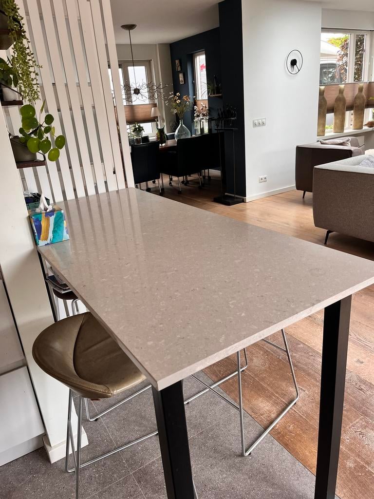 Tafelblad/ aanrechtblad, Huis en Inrichting, Tafels | Eettafels, Ophalen, Overige materialen, Grijstinten, 50 tot 100 cm