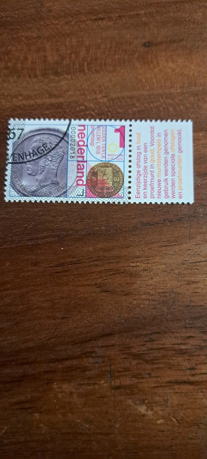 Smaakmakend Geld Nederland. gestempeld. 2018 ., Ophalen of Verzenden