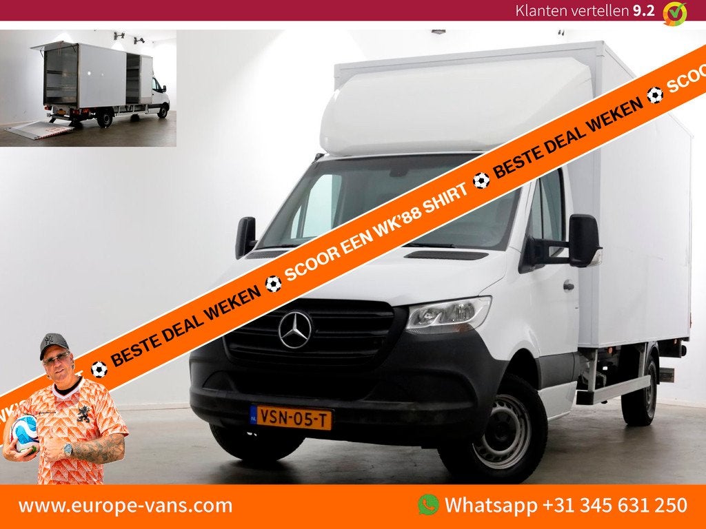 Mercedes-Benz Sprinter 315 CDI 150pk 9G Automaat Bakwagen me, Auto's, Automaat, Achterwielaandrijving, Gebruikt, Euro 6