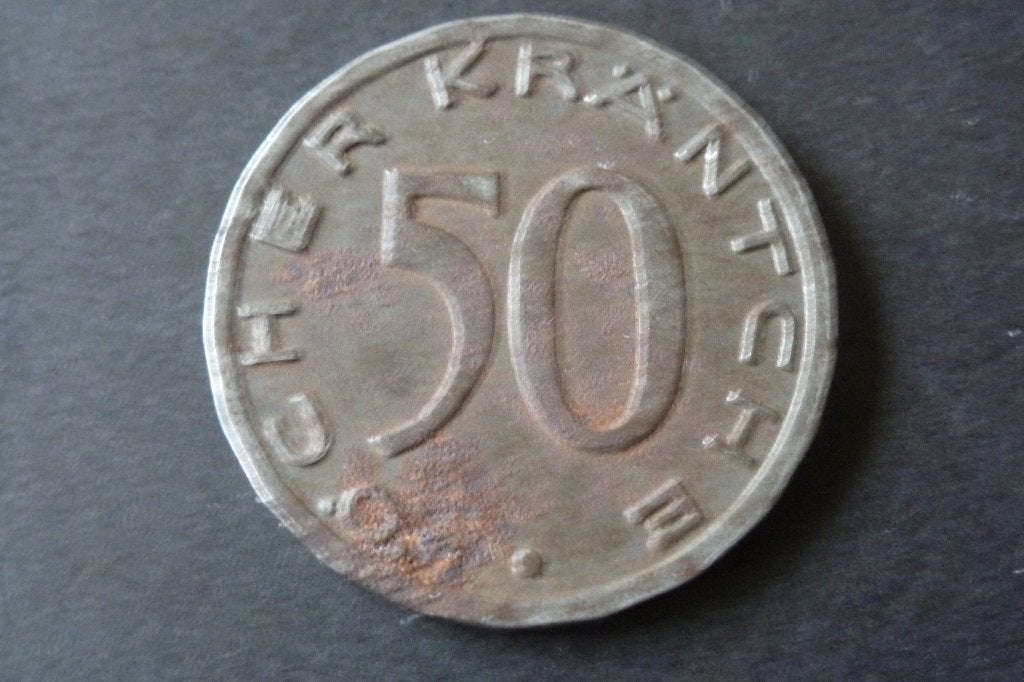 Duitsland - Notgeld 50 Ocher Kranche 1920 Aachen (d 37, Ophalen of Verzenden, Duitsland, Losse munt