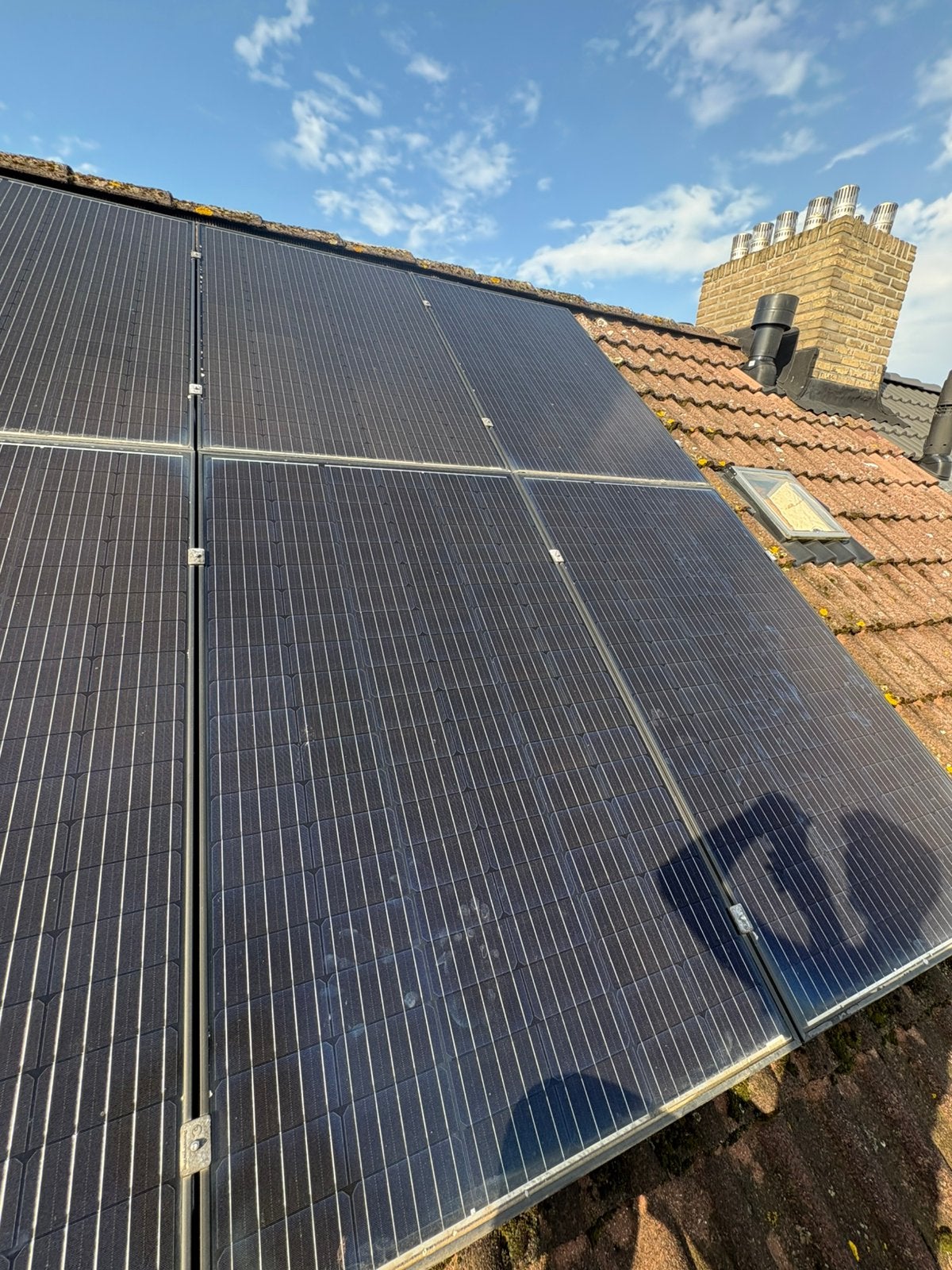 8 gebruikte Suntech STP310S-20/Wfhb zonnepanelen incl onders, Ophalen, Gebruikt