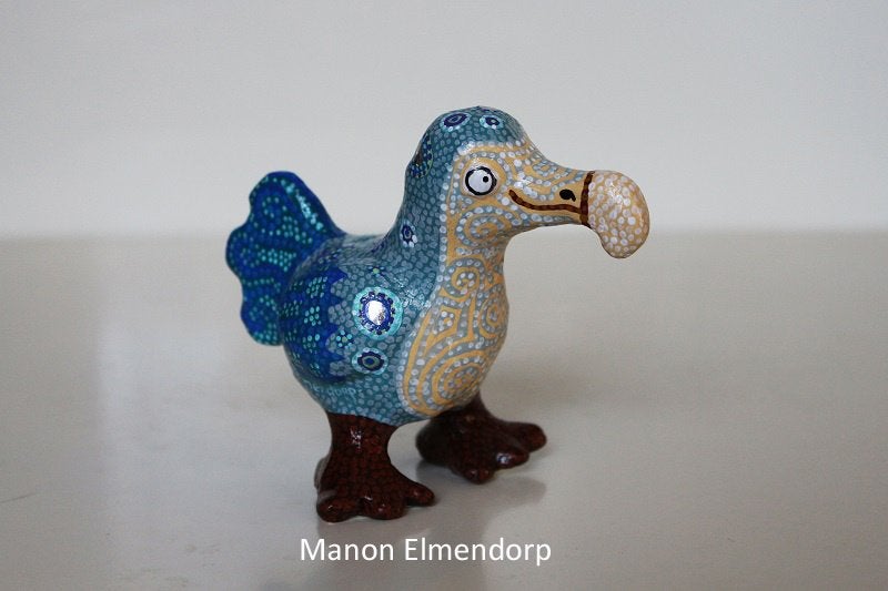 100% Handgemaakt Beeldje Dodo / Vogel Kunst Nieuw, Antiek en Kunst, Minder dan 20 cm, Ophalen of Verzenden, Overige materialen