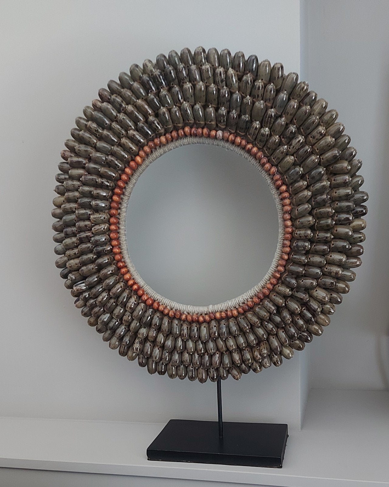 Schelpenkrans/ornament Ibiza Bohemian style, Ophalen