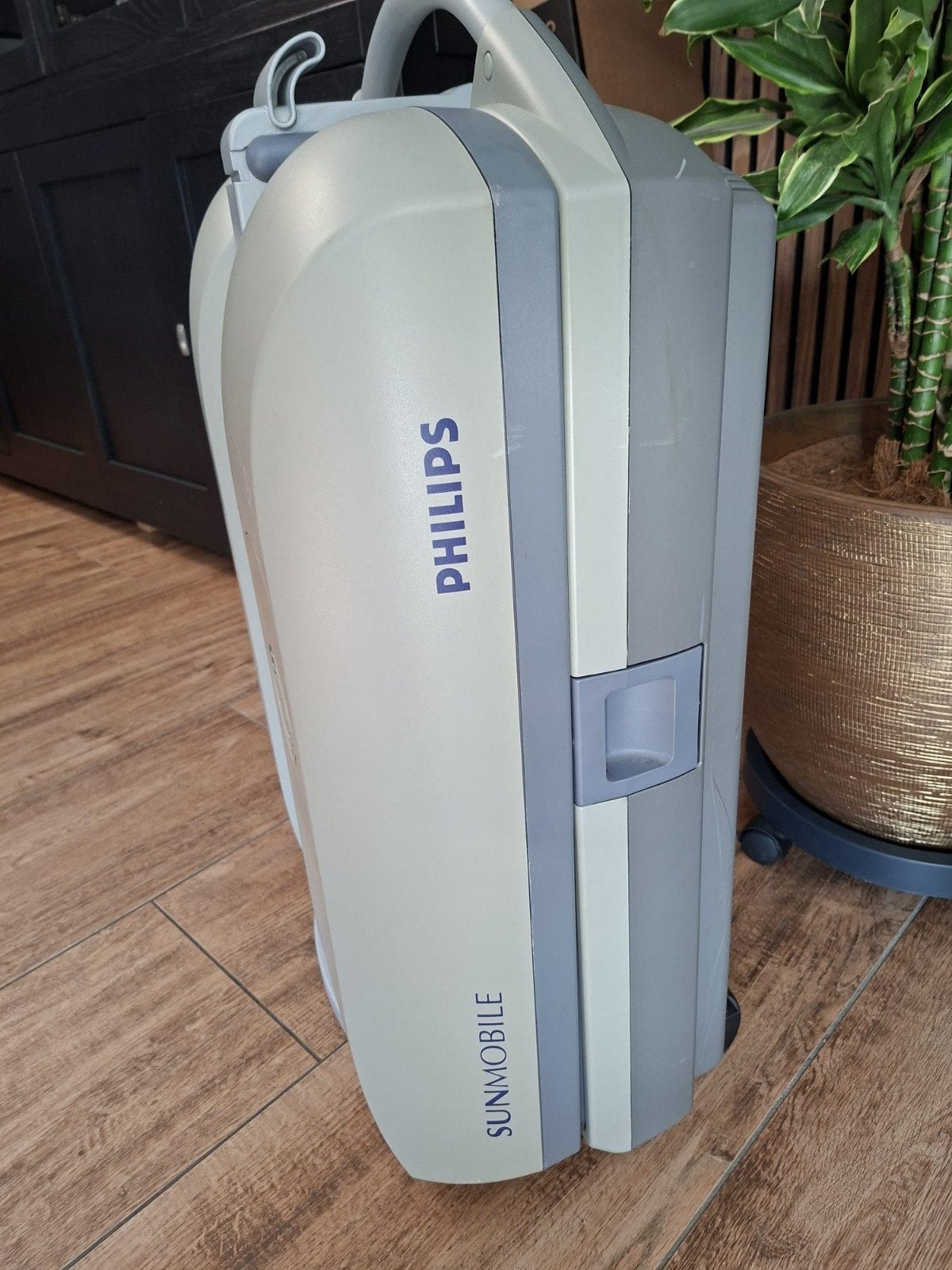 Philips Sunmobile met gezichtsbruiner, Ophalen