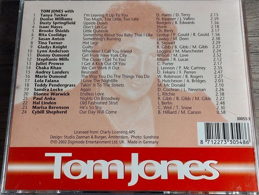 Tom Jones - Duets With Tom Jones, Ophalen of Verzenden, Zo goed als nieuw
