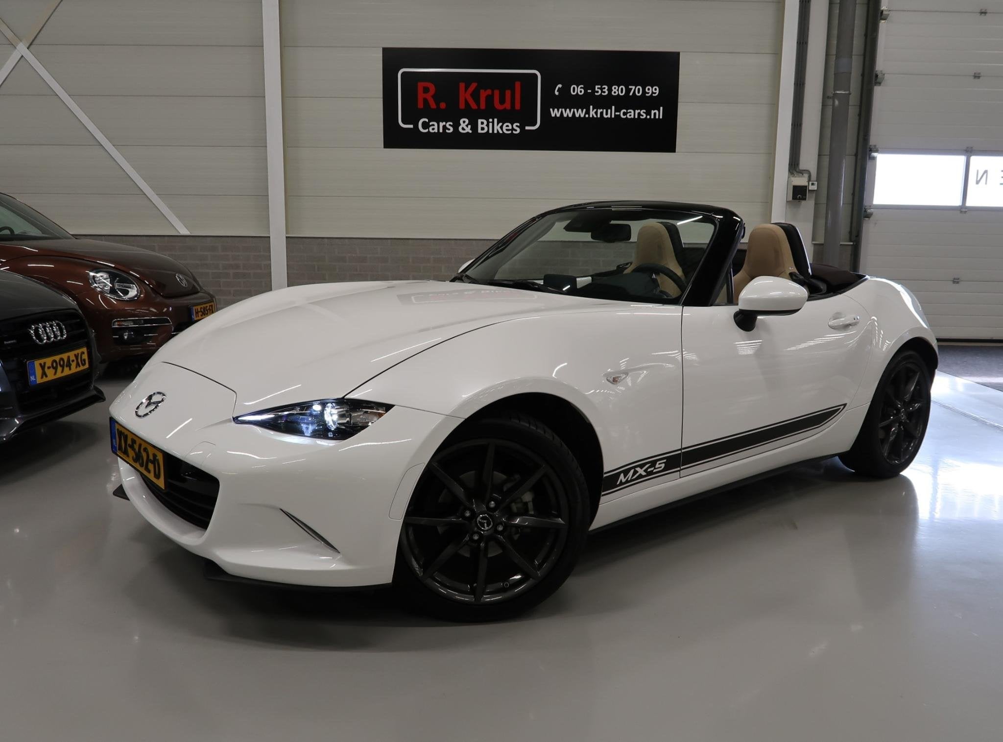 Mazda MX-5 1.5 SkyActiv-G 132 Chairo Bose Camera NL-auto Nav, Auto's, Dealer onderhouden, Achterwielaandrijving, Euro 6, 4 cilinders