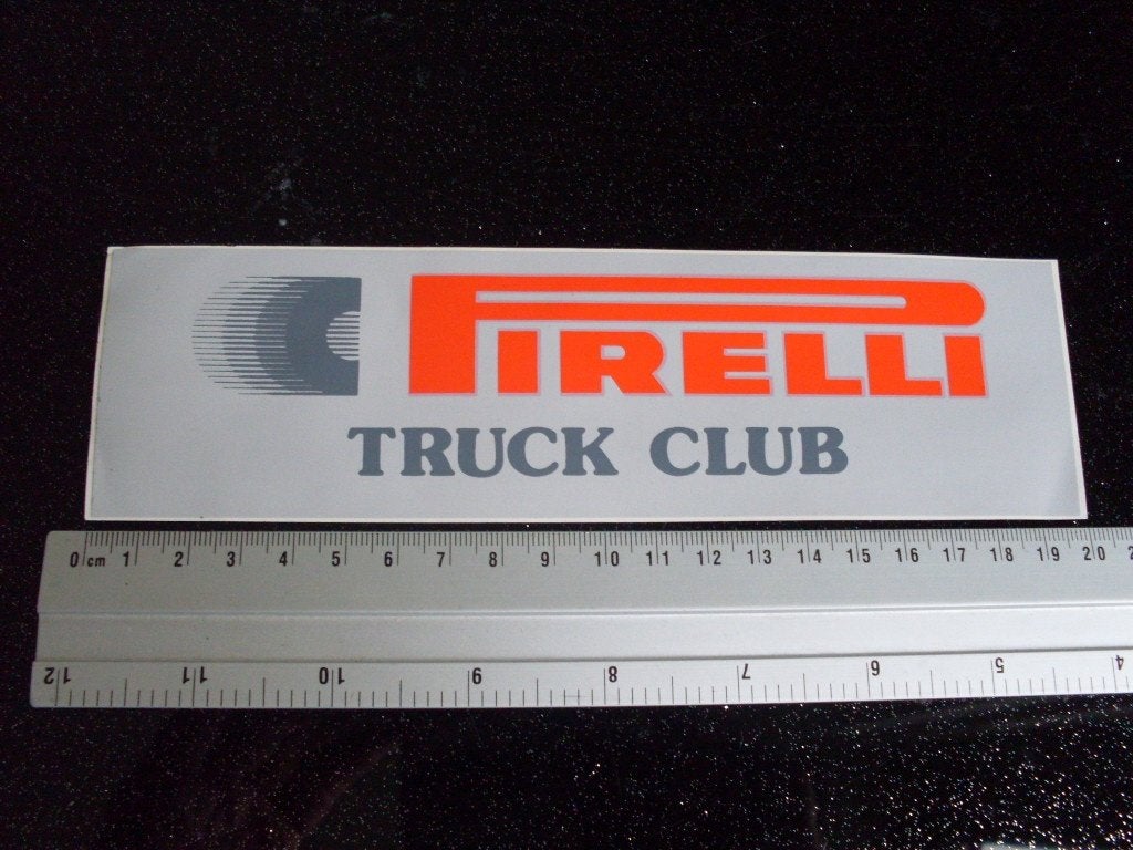 sticker Pirelli truck club logo, Verzamelen, Verzenden, Zo goed als nieuw, Merk