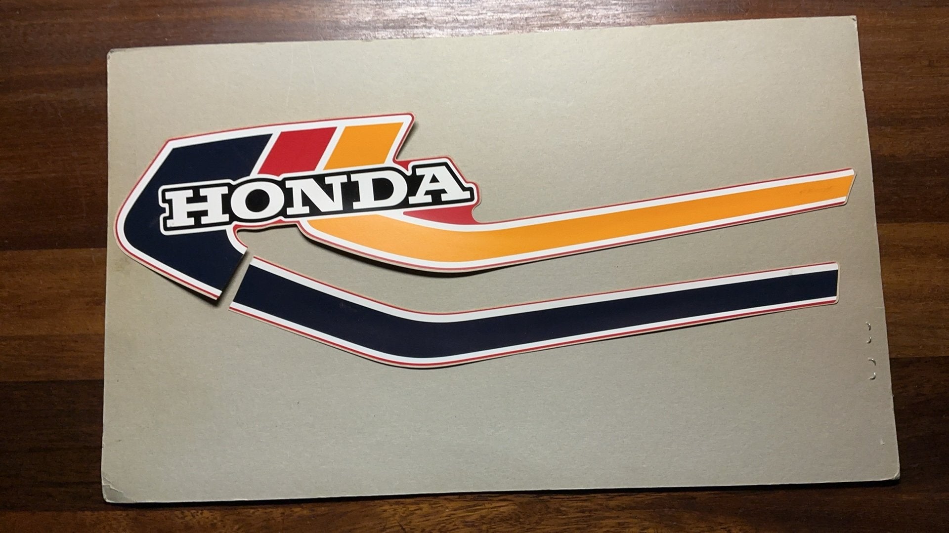 Honda XL 250 tank stikker 1979, Ophalen of Verzenden