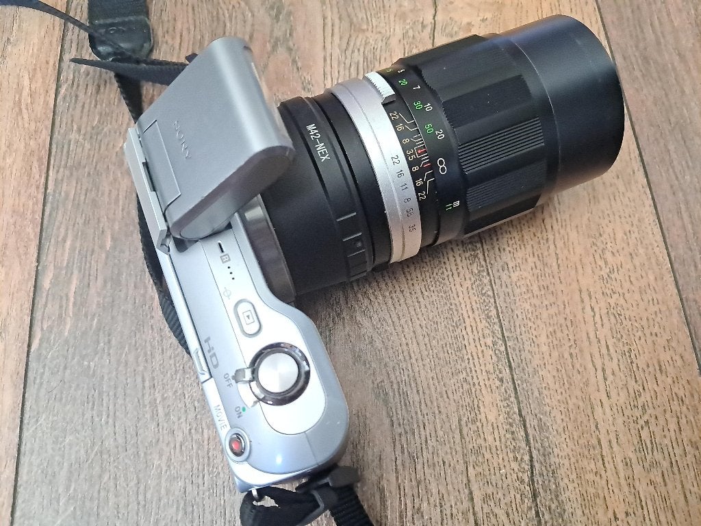 Sony Nex 3 camera met 2 analoge lenzen - complete set, Audio, Tv en Foto, Fotocamera's Digitaal, 14 megapixels, Ophalen of Verzenden