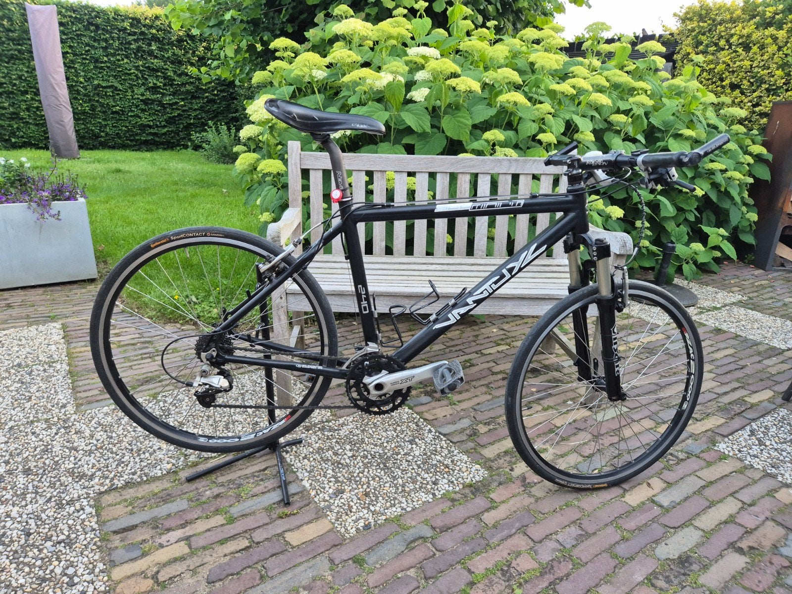Mountainbike merk Van Tuyl, zwart, 26", Overige merken, Gebruikt, Velgrem, Overige maten