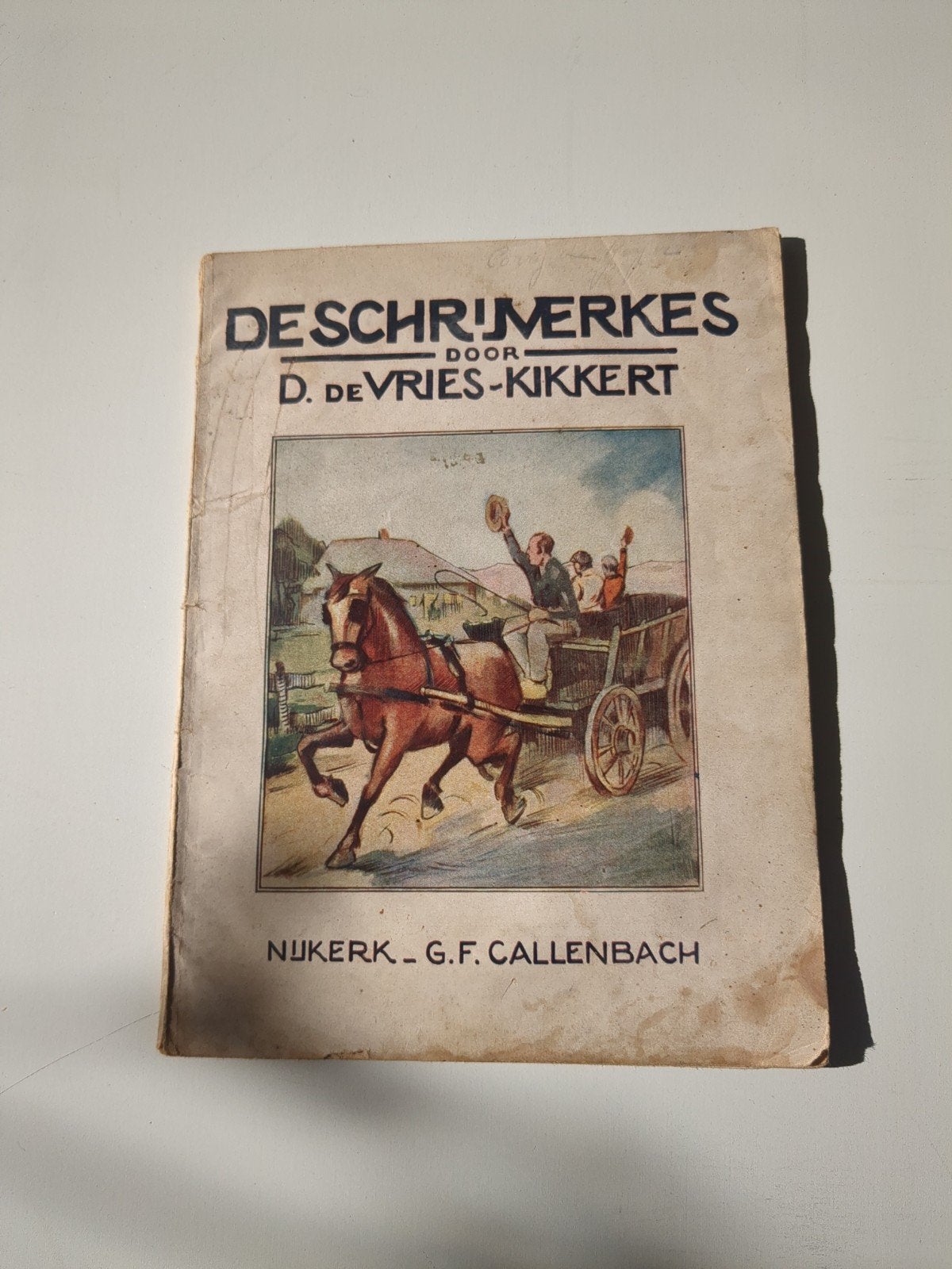 De Schrijverkes - D. de Vries-Kikkert (Oud Kinderboek), Boeken, Ophalen of Verzenden, Gelezen, D. de Vries-Kikkert, Fictie algemeen