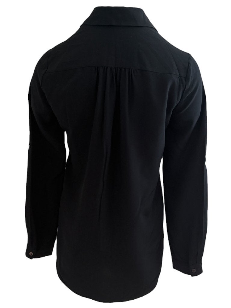 Diane von Furstenberg blouse S, Maat 38/40 (M), Zwart, Ophalen of Verzenden, Zo goed als nieuw