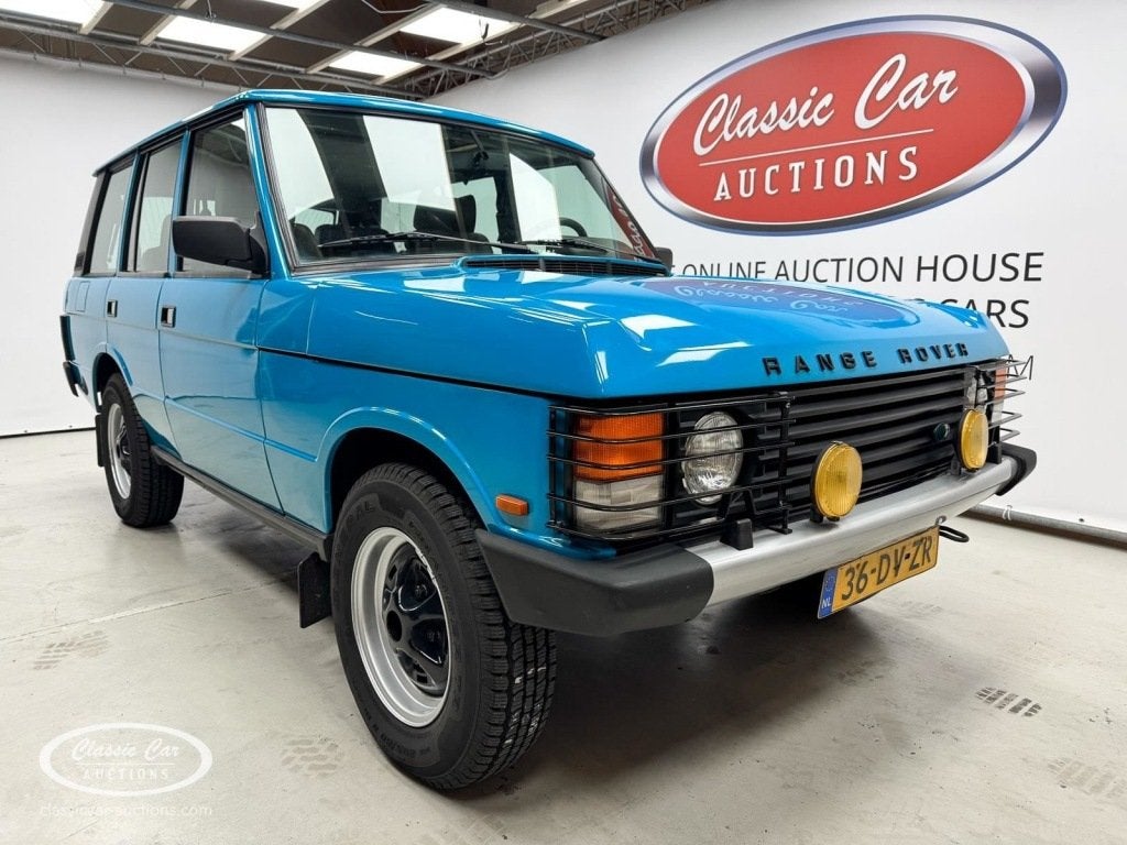 Land rover RANGE ROVER 3.5 V8 Classic - ONLINE AUCTION, Auto's, Automaat, Land Rover, Blauw, Geïmporteerd