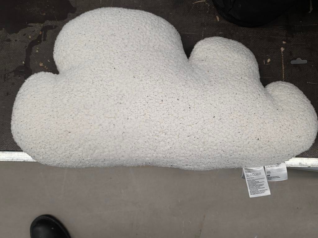 Teddy wolken kussen, Ophalen, Zo goed als nieuw