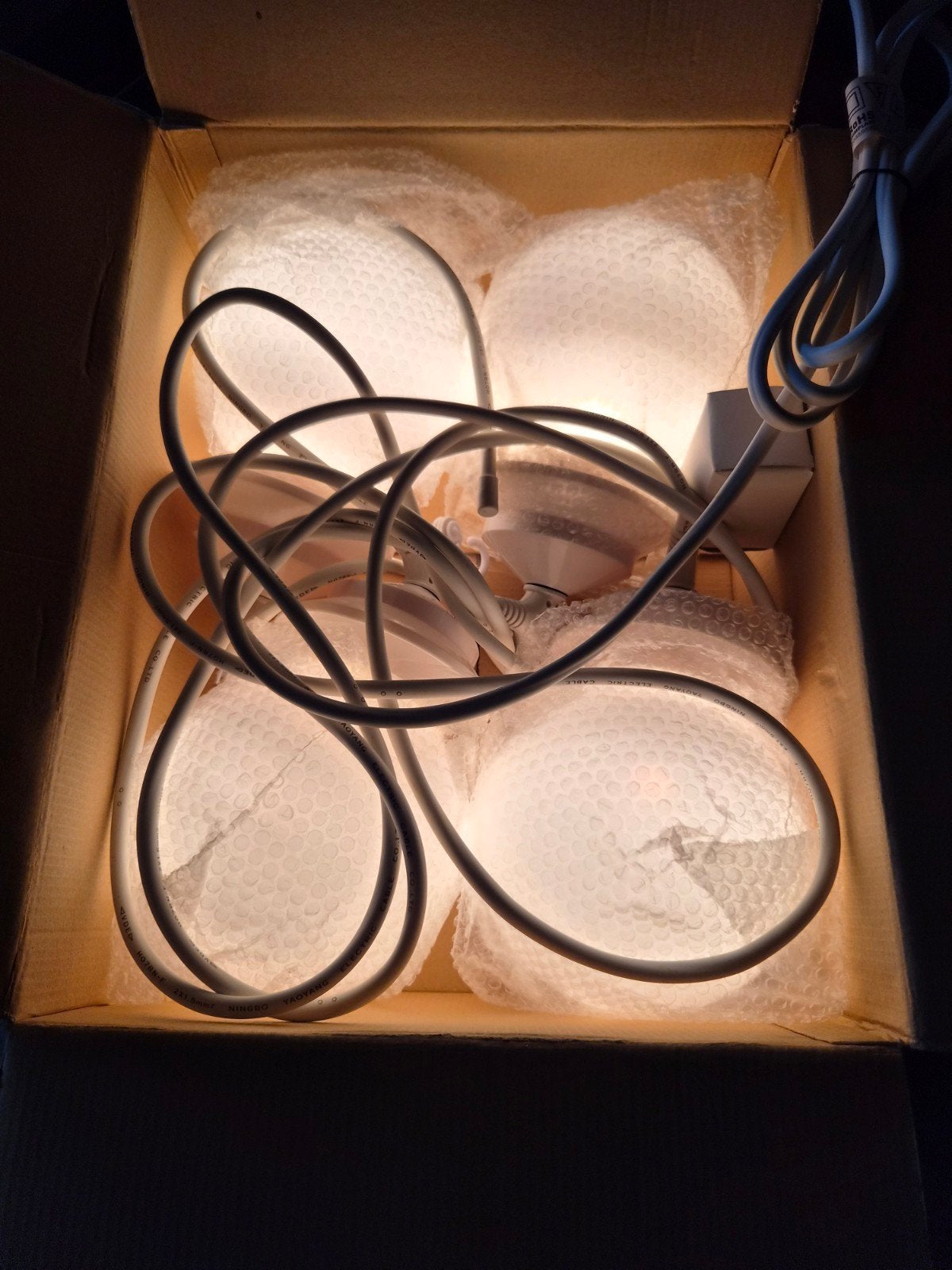 Partybollen Lampen 4 stuks wit, Ophalen, Nieuw