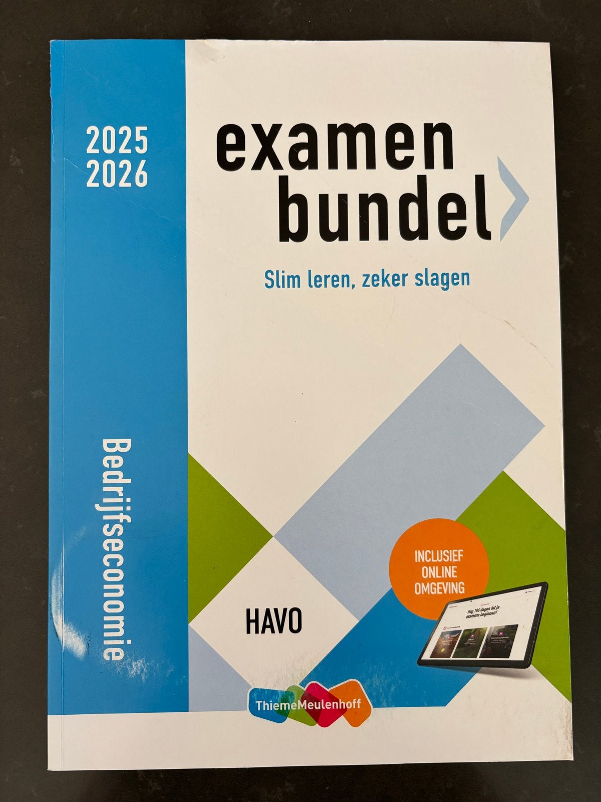 Examenbundel Bedrijfseconomie HAVO 2025-2026, Boeken, Ophalen of Verzenden, Zo goed als nieuw, HAVO, Bedrijfseconomie of M&O