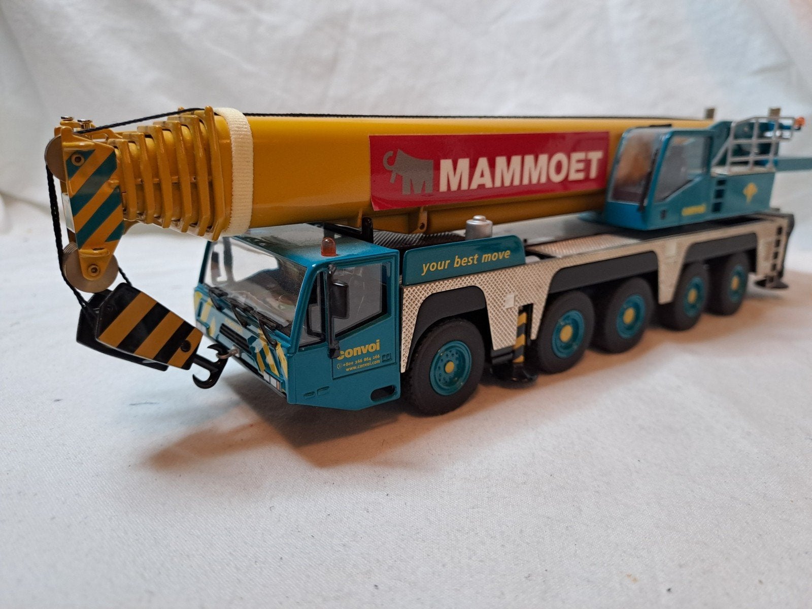 convoi, Hobby en Vrije tijd, Modelauto's | 1:50, Ophalen of Verzenden, Zo goed als nieuw, Hijskraan, Tractor of Landbouw, NZG