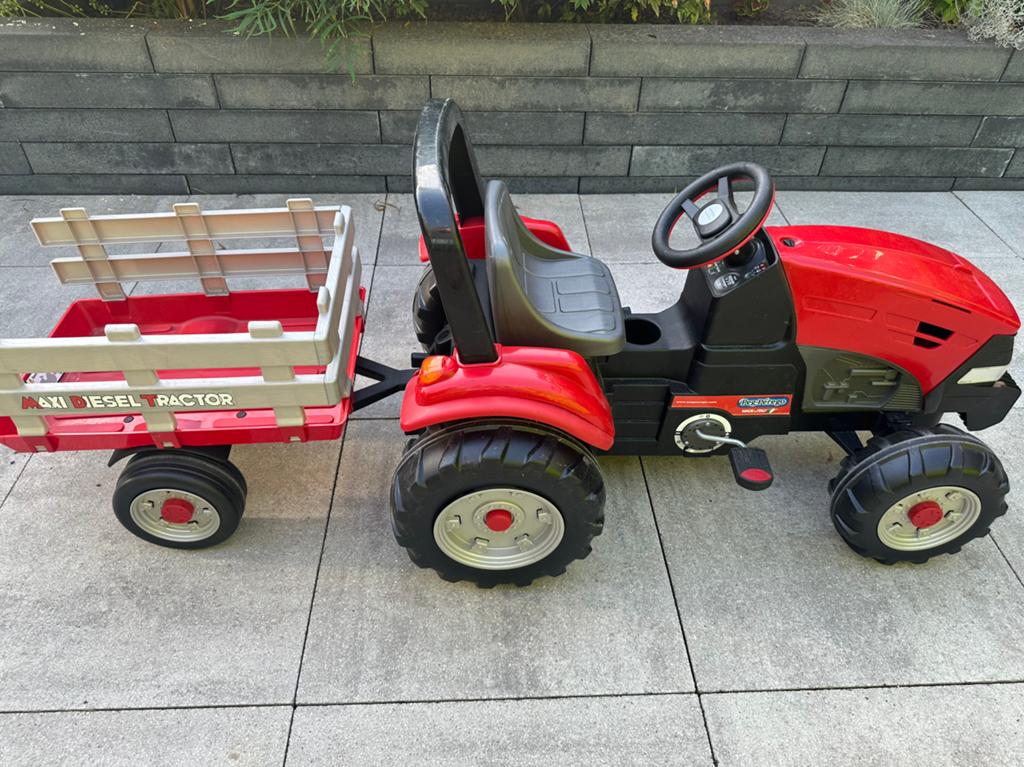PEG Maxi Diesel Tractor- Traptractor, Ophalen, Gebruikt, Overige merken, Met kar of aanhanger